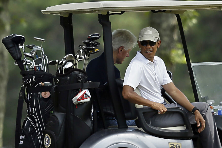 Obama vs. Trump Who would win on the golf course?